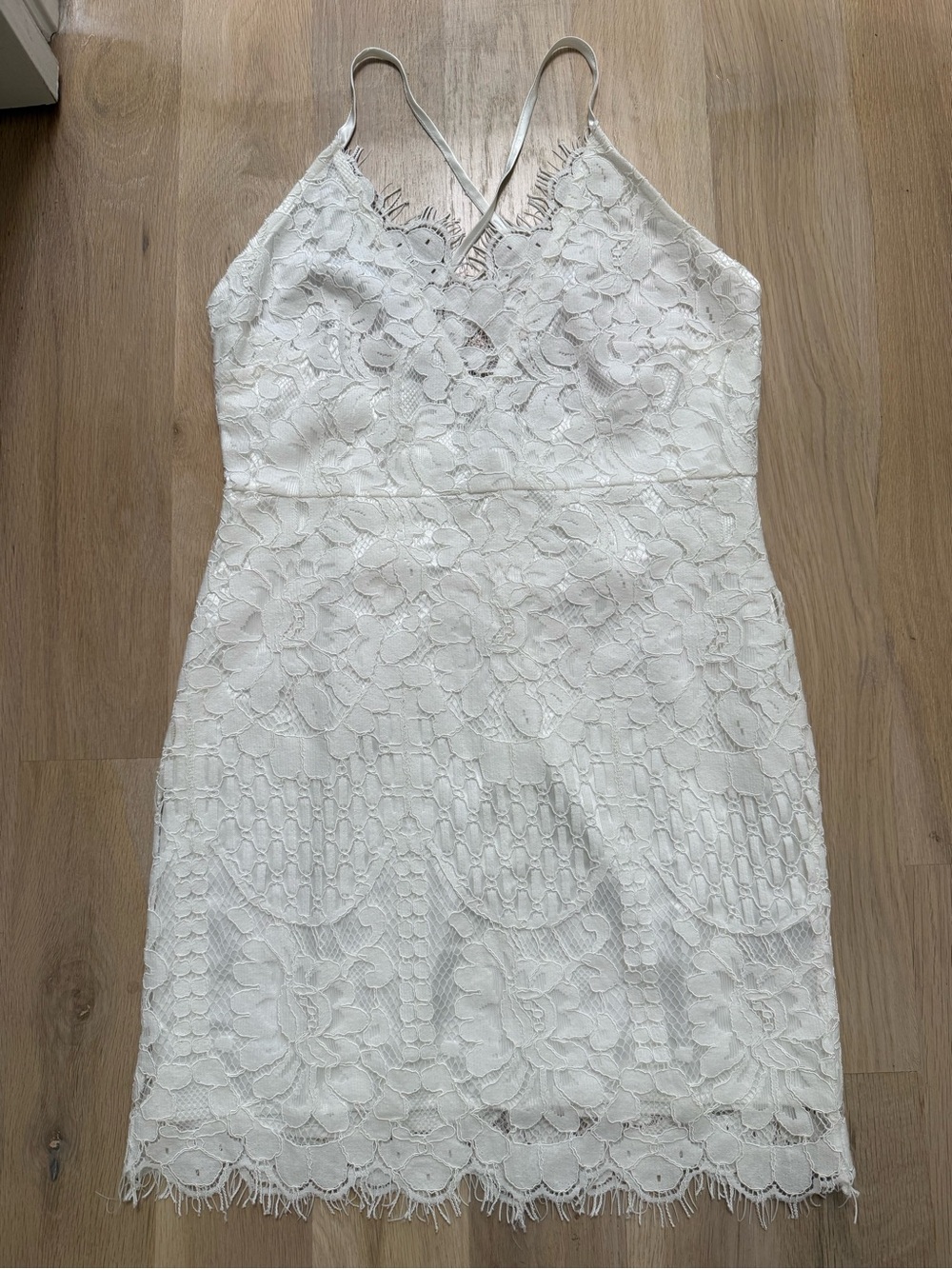 Vanilla Bay white lace dress
